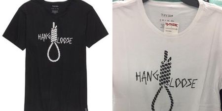 A US clothing shop had to pull this offensive T-shirt