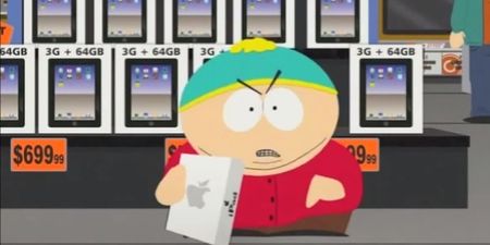 South Park was almost never created because it made three people cry