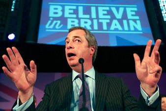Vine: Nigel Farage loses control of bodily functions during Leaders’ Debate