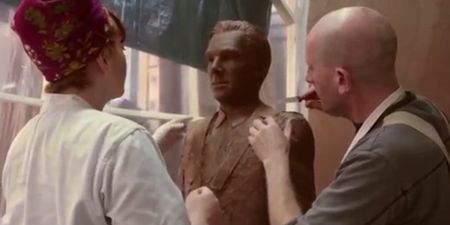 Video: A life-size model of Benedict Cumberbatch made entirely of chocolate