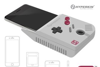 Awesome Game Boy clip-on for your iPhone 6