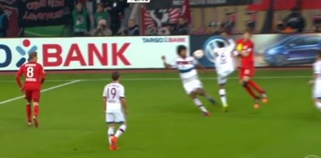 Video: Bayern Munich star clatters player with Bruce Lee-style kung fu kick