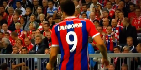 Robert Lewandowski scores an absolute cracker for Bayern Munich