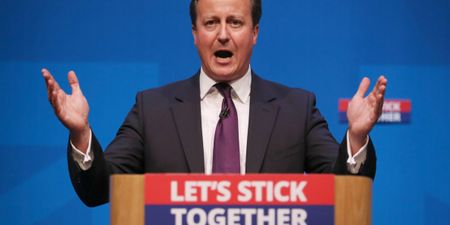 David Cameron dishing out policies like Quality Street at your nan’s birthday