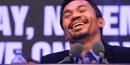 Video: Hilarious moment Manny Pacquiao thinks Bieber is some random Mayweather fan