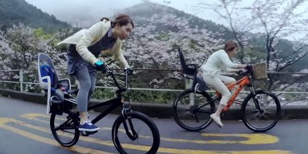 Video: Radical BMX mums tearing up the streets of China