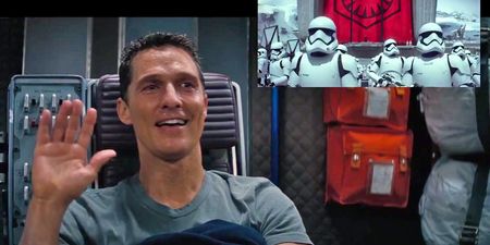 Matthew McConaughey reacting to the Star Wars teaser is hilarious