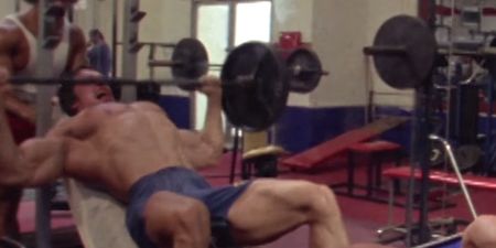 Video: Rare footage of Arnold Schwarzenegger training chest and back