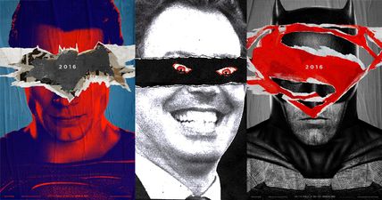 New Batman v Superman posters: were they inspired by Tony Blair?