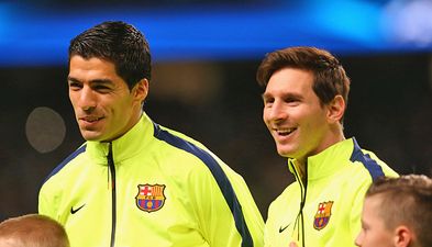 Luis Suarez wins a *very* dodgy penalty only for Lionel Messi to miss (videos)