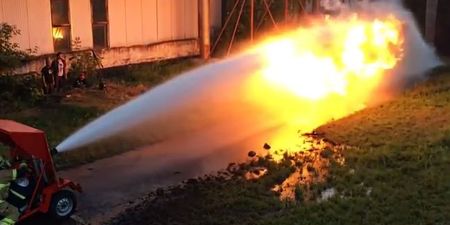 Video: Which would win in a fight – fire or water?