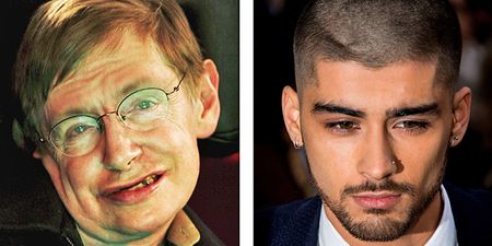 Hologram Stephen Hawking reassures One Directioners that Zayn may not have left the band in parallel universe