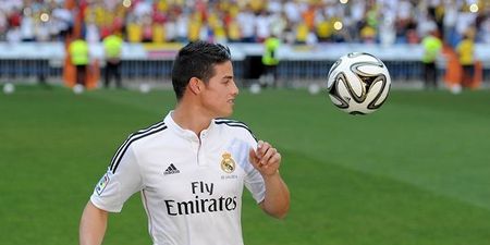 GIF: James Rodriguez is incapable of scoring an average goal…