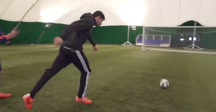 Video: Chelsea striker Diego Costa hits a real power shot with the Adidas smart ball