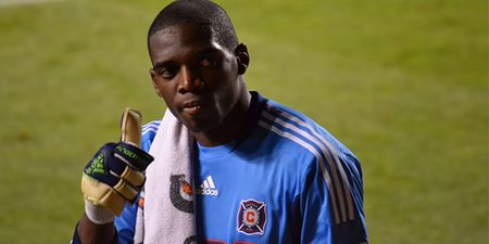 Vine: The Force is strong in this Chicago Fire keeper…