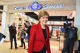 Video: Nicola Sturgeon congratulated by stag party at Edinburgh airport