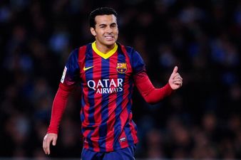 Vine: Pedro scores stunning overhead kick for Barcelona