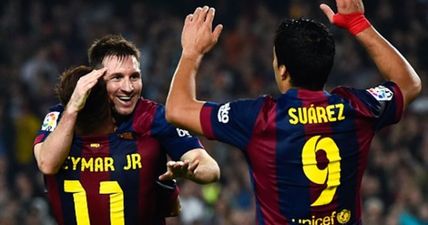 Pic: Graphic showing the devastating understanding of Messi, Suarez and Neymar