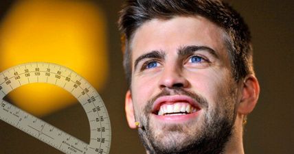 It’s official! Gerard Pique is 180 degrees handsome