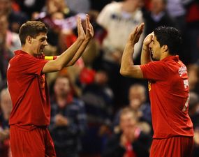 Pics: Luis Suarez and Andrea Pirlo pay tribute to Steven Gerrard…