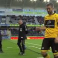 Video: Norwegian footballer embarrasses himself after red card