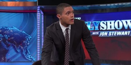 Video: New Daily Show host gets comfortable