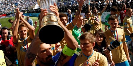 Russian Premier League champions celebrate title with extraordinary team photo