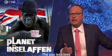 Video: German version of the Daily Show pokes fun at the British