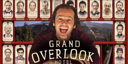 Video: This mashup of The Shining and Grand Budapest Hotel is both menacing and twee