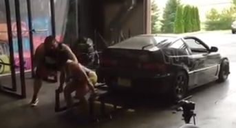 Video: She weighs just 60kg, but here’s Dana Linn Bailey deadlifting a car…