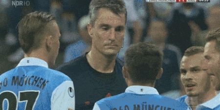 Gif: This badass German referee’s menacing stare is freaking Reddit out…