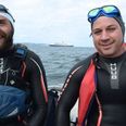 Chips, Coke and chocolate are powering these two swimmers 1,400km around Ireland