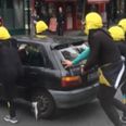 Video: Stag party pulls off famous Cool Running scene perfectly in a Dublin Street