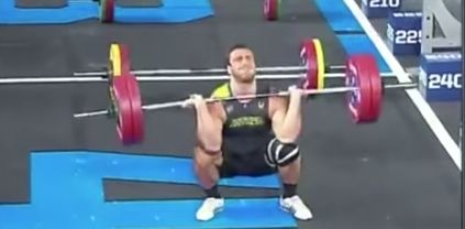 Russian world champion weightlifter Dmitry Klokov is bossing another new sport (video)