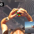 Video: Skydiver solves Rubik’s Cube on way down to earth