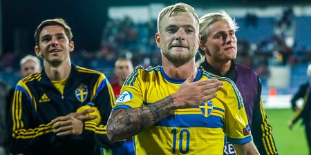 Sweden striker kept promise to 8-year-old with kickabout after Champions League final