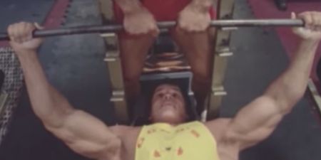Video: Learn Arnold Schwarzenegger’s wide-grip bench press technique with this old-school footage
