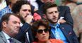 Adam Lallana joins Game of Thrones star Kit Harington in Wimbledon crowd