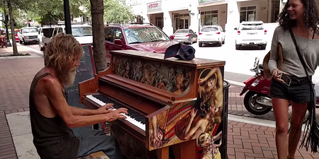 Video of homeless man playing piano beautifully goes viral