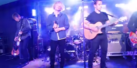 Video: Gary Neville plays guitar live on stage with The Charlatans