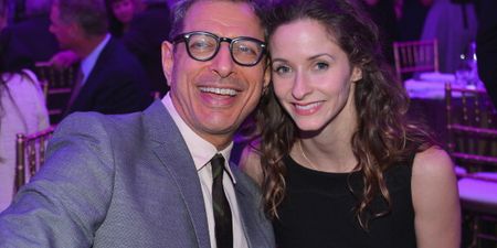 Jeff Goldblum becomes a dad – on Independence Day. Hang on…
