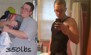 Amazing body transformation of 26-stone man from obese to US Marine (Photos)