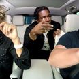 Hilarious video of Rod Stewart, James Corden and A$AP Rocky singing karaoke in a car