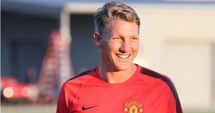 Bastian Schweinsteiger has this Manchester United legend’s jersey on the wall at home