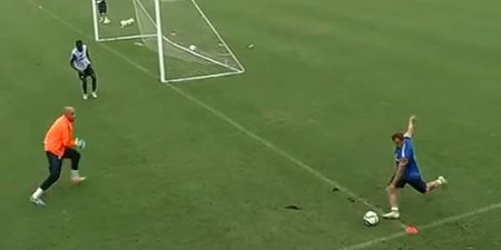 Inter Milan’s Xherdan Shaqiri scores classy goal from corner spot in training (Video)