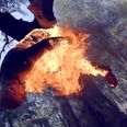 British stuntman sets himself ablaze in this epic Parkour video