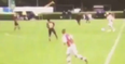 14-year-old Arsenal player scores halfway-line screamer against Barcelona (Vine)