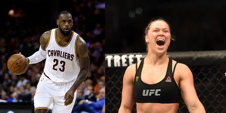 Even LeBron James is scared of Ronda Rousey
