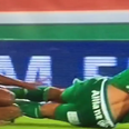 Rapid Wien’s Schwab sent off for brutal two-footed lunge on Ajax player (Video)
