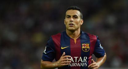 Pedro given a rousing send-off by Barcelona’s players and staff